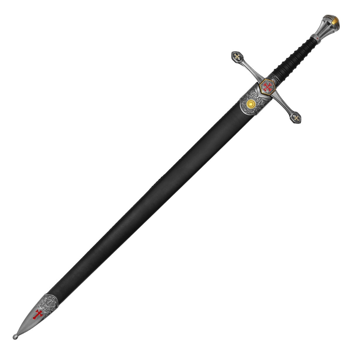 37.5" Steel Medieval Sword (w/ Scabbard)