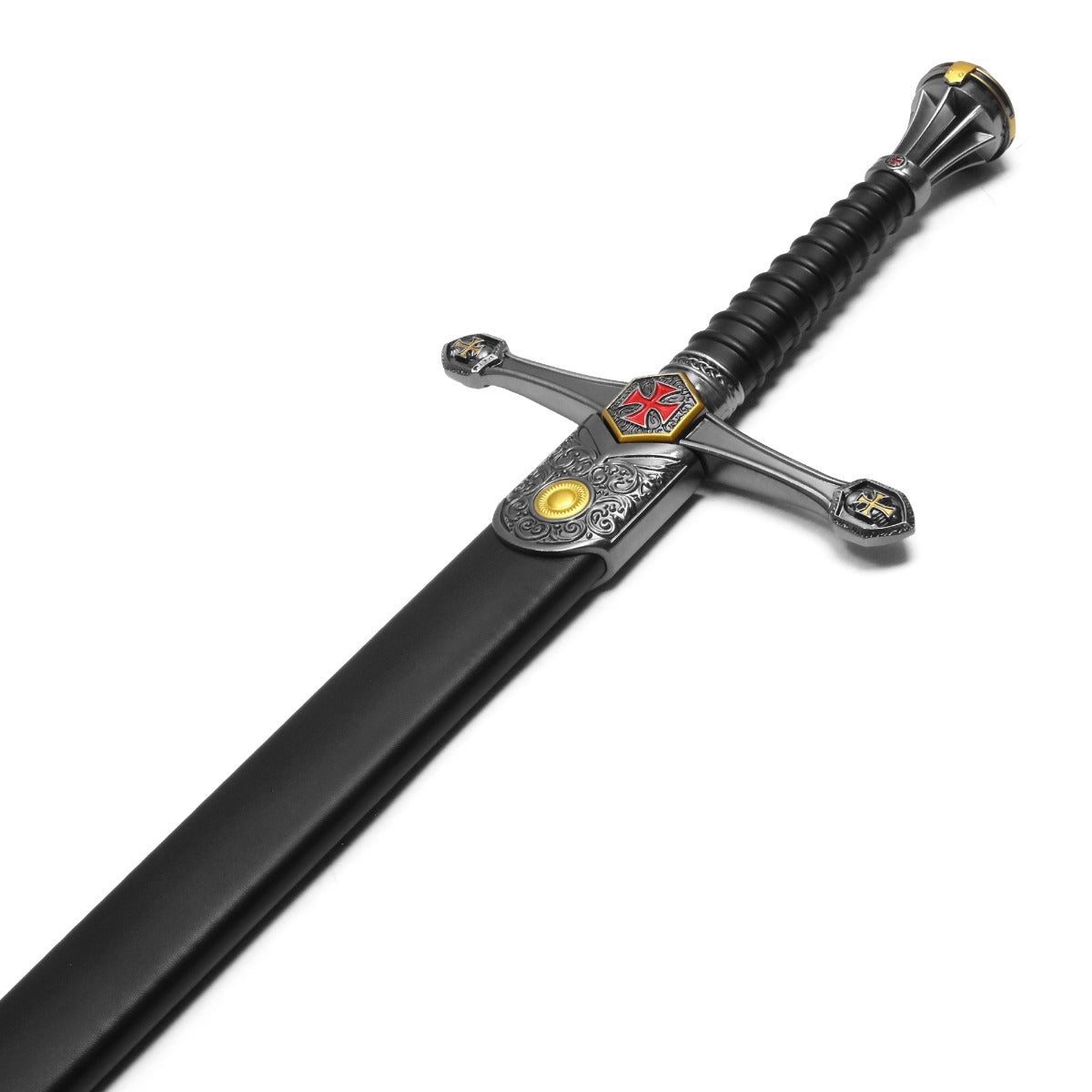 37.5" Steel Medieval Sword (w/ Scabbard)