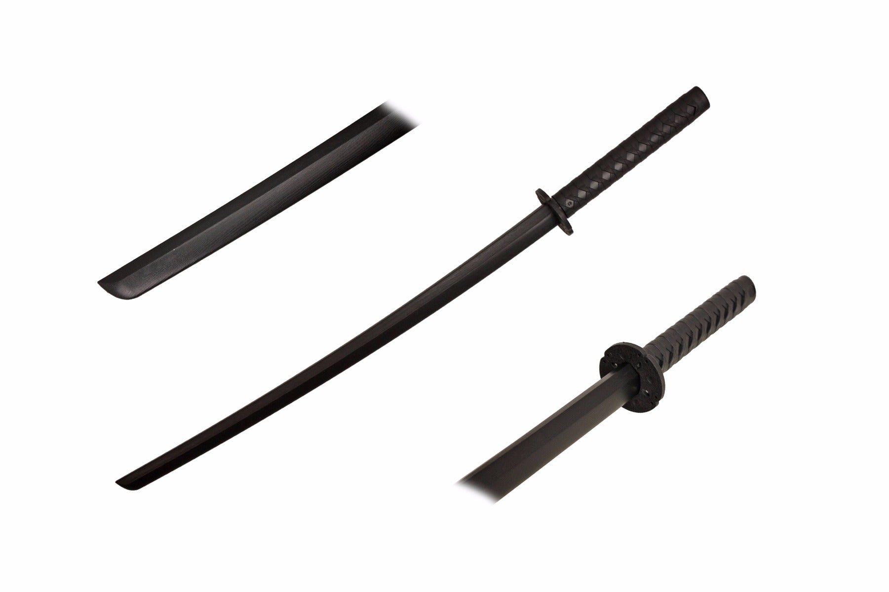 39-inch Black Polypropylene Bokken