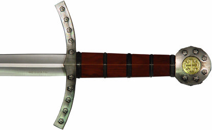 23" Knight's Templar Brown Crusader Sword