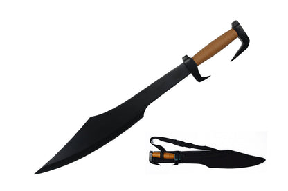 24 1/8" King Leonidas Spartan Sword w/ Leather Handle