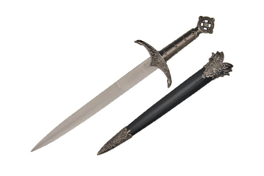 14-inch overall 7.7-inch blade Medieval dagger