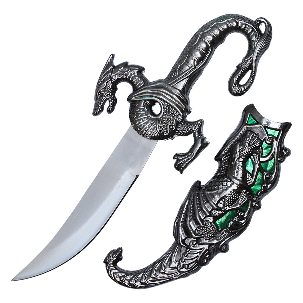 10 METAL DRAGON DAGGER-inch