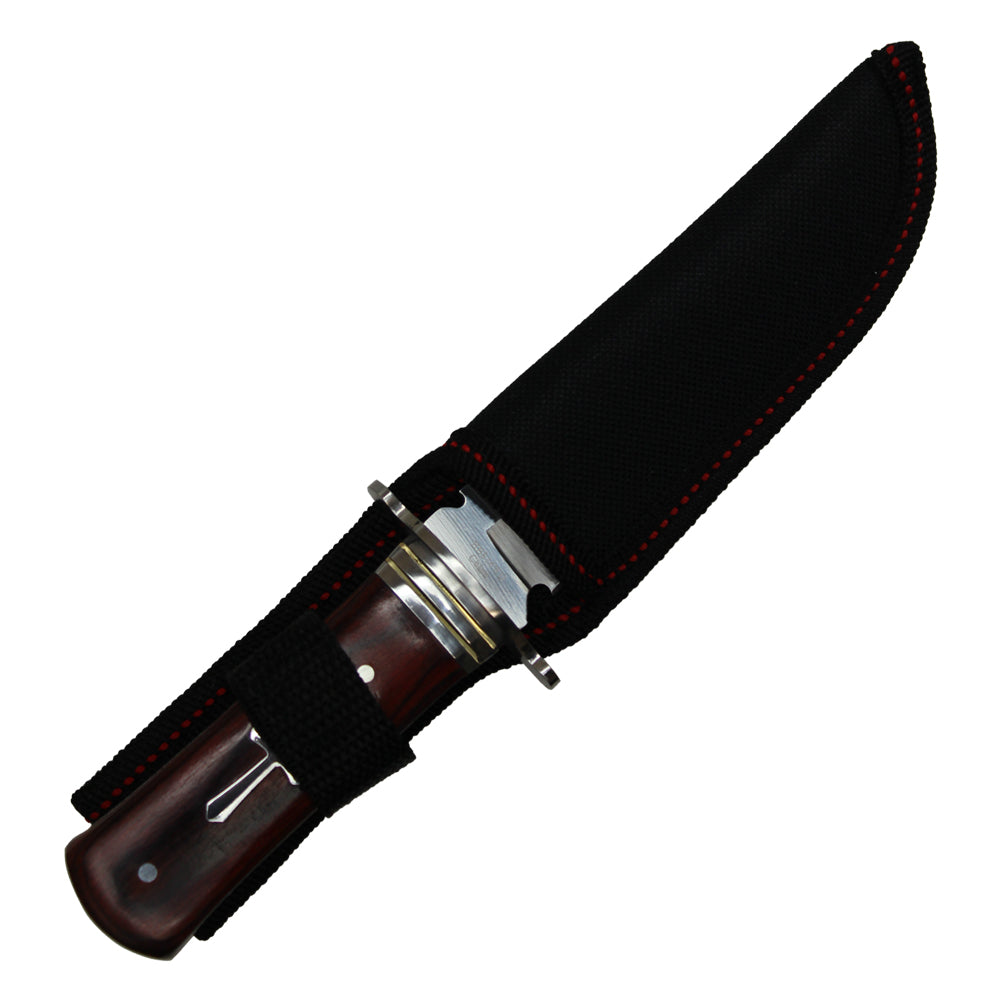 8" Hunting knife w/ brown handle