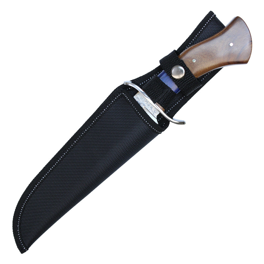 12" Hunting Knife w/ Wooden handle