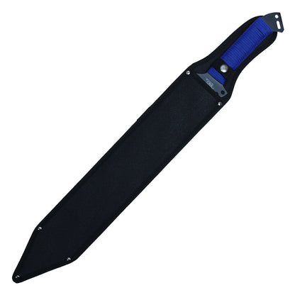 26" MACHETE WITH PARA-CORD WRAPPED HANDLE