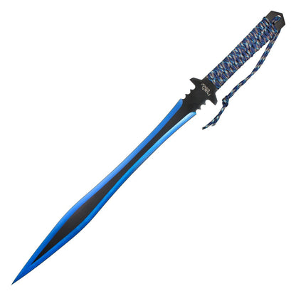 Hero's Edge 25" Blue Machete Sword