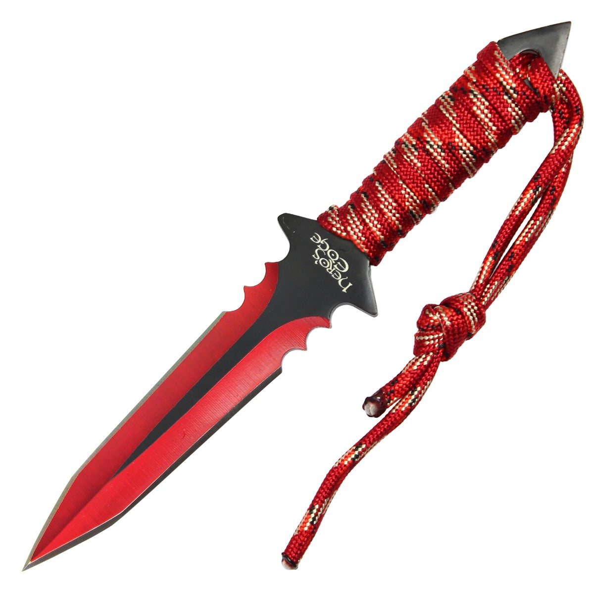 Hero's Edge 25" Red Machete Sword