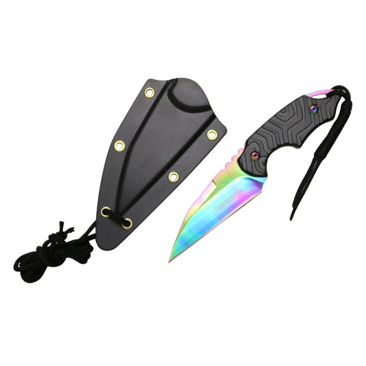 6-inch RainBow Blade Knife w  Paracord and Sheath