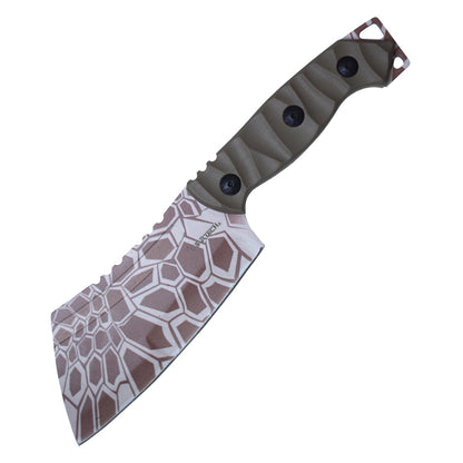 9.5" Fixed Cleaver Blade Hunting Knife