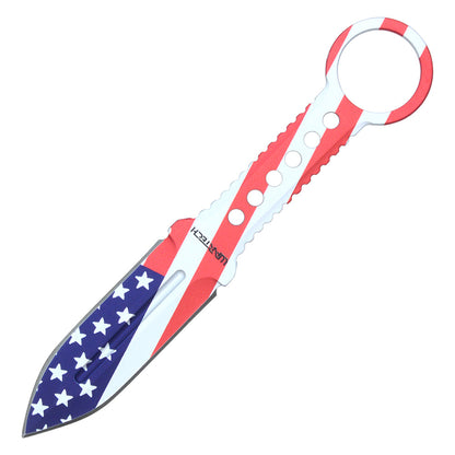 8 1/4” AMERICAN FLAG FIXED BLADE KNIFE