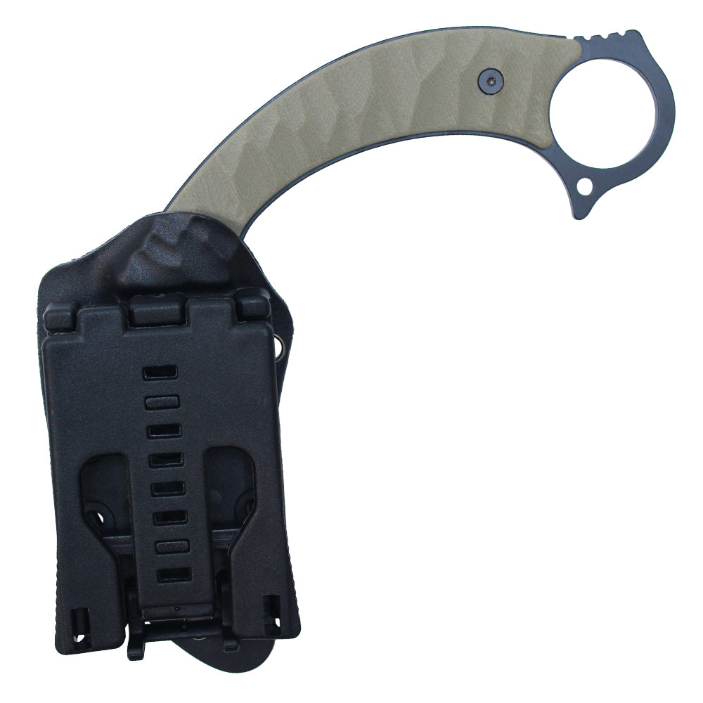 8" Desert Karambit w/ Kydex Sheath