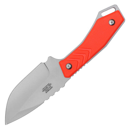 8" Orange Fixed Blade Knife