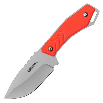 8" Orange Fixed Blade Knife