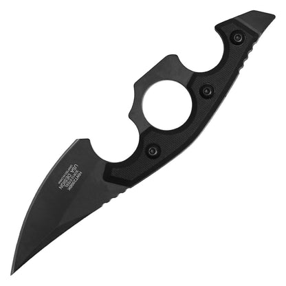 Wartech 6.75" Black Tactical Knuckle Knife