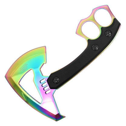 7.5" Rainbow Knuckle Axe