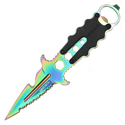 7.5" Rainbow Fixed Blade Knife