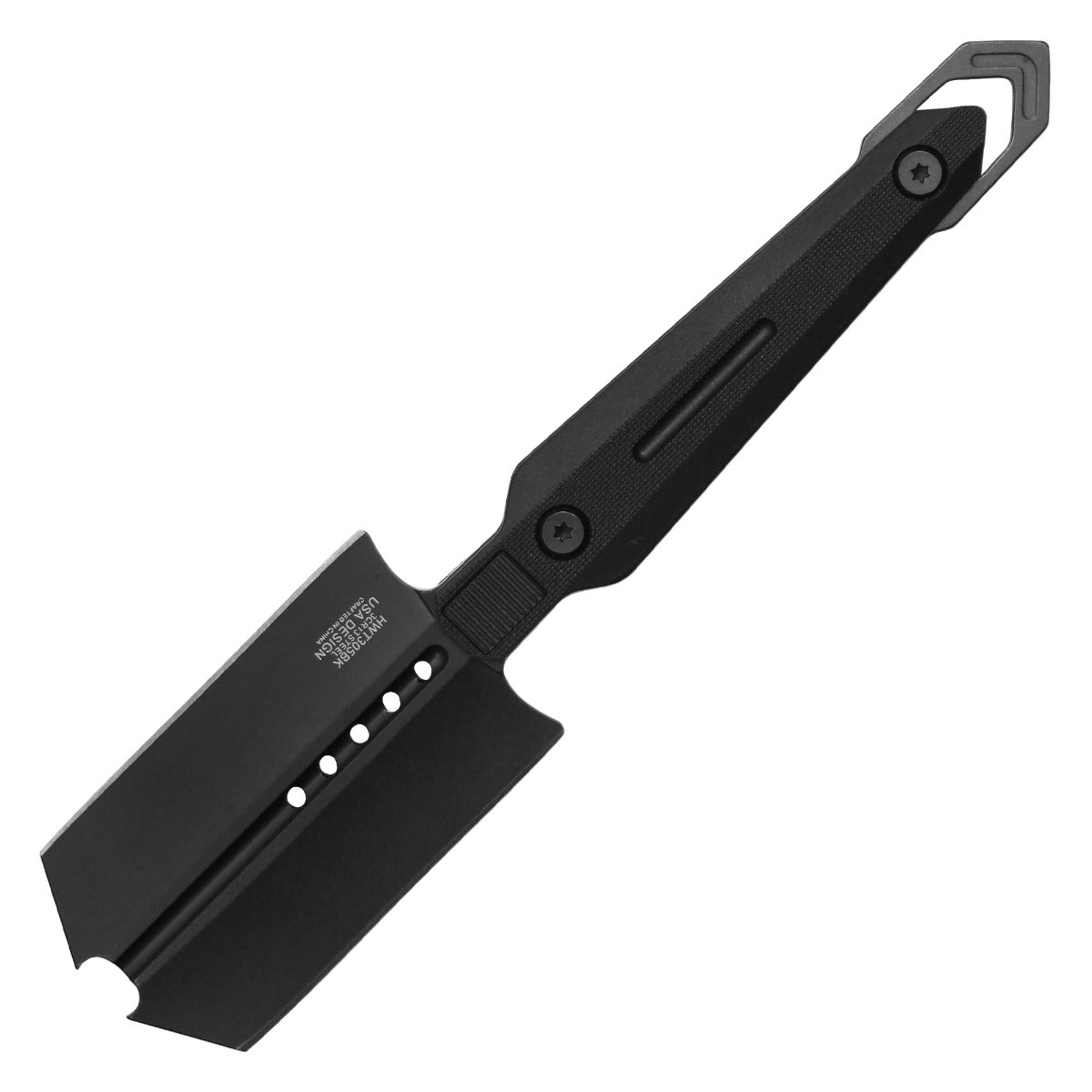 Wartech 7.75" Black Tactical Razor Knife