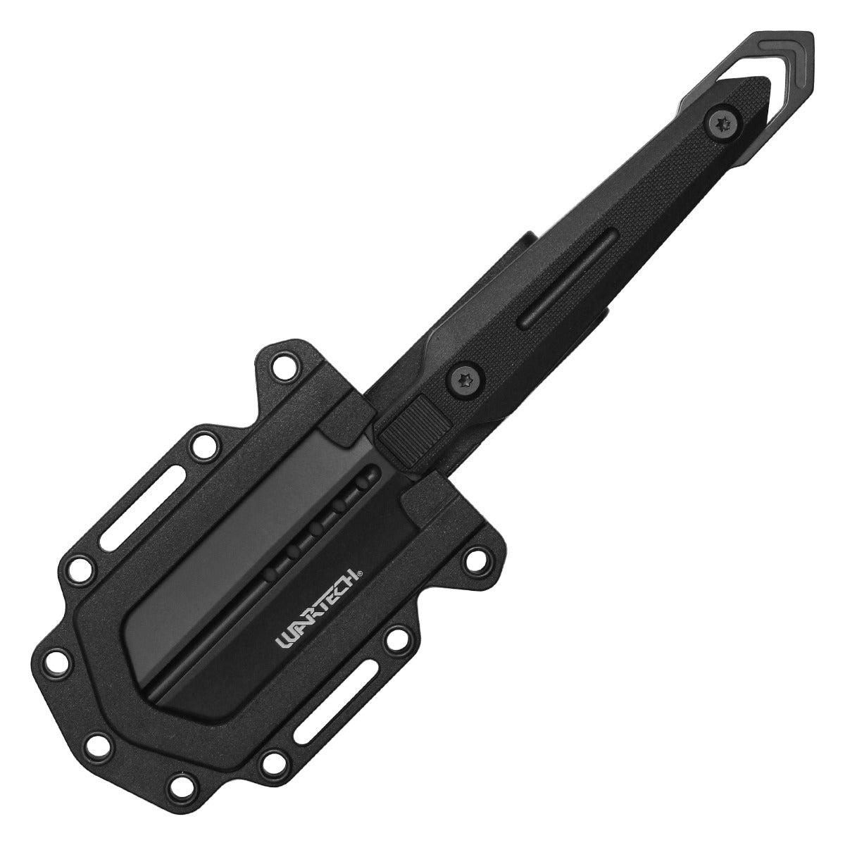 Wartech 7.75" Black Tactical Razor Knife