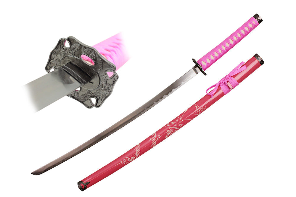 40 overall Pink Katana sword-inch
