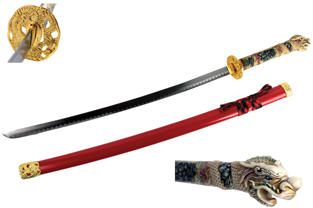42 1/2 Open Mouth Dragon Katana