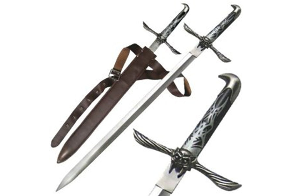 31" Sword with Leather Sheath