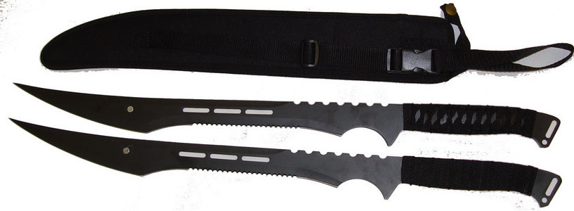 27" Black Ninja Sword Set