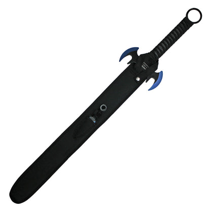 30" Blue Nija Machete w/ 2 Piece 5" Thrower