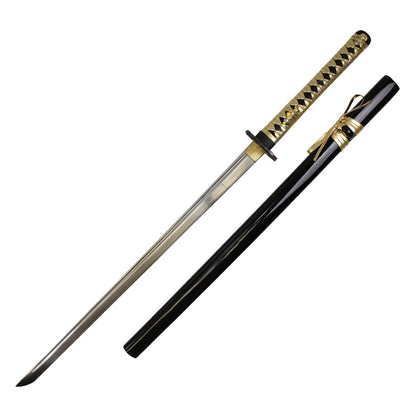 41-inch 1045 Carbon Steel w  Black Scabbard. Including: Sword bag and Certificated