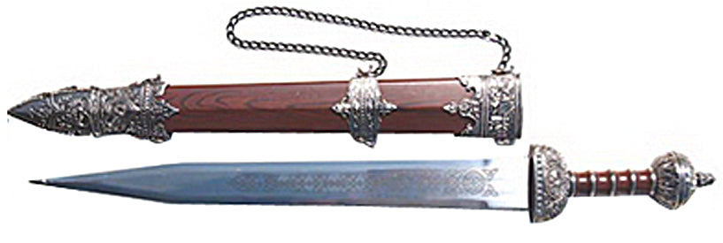 31 1/2" Roman Gladius Sword /w Scabbard