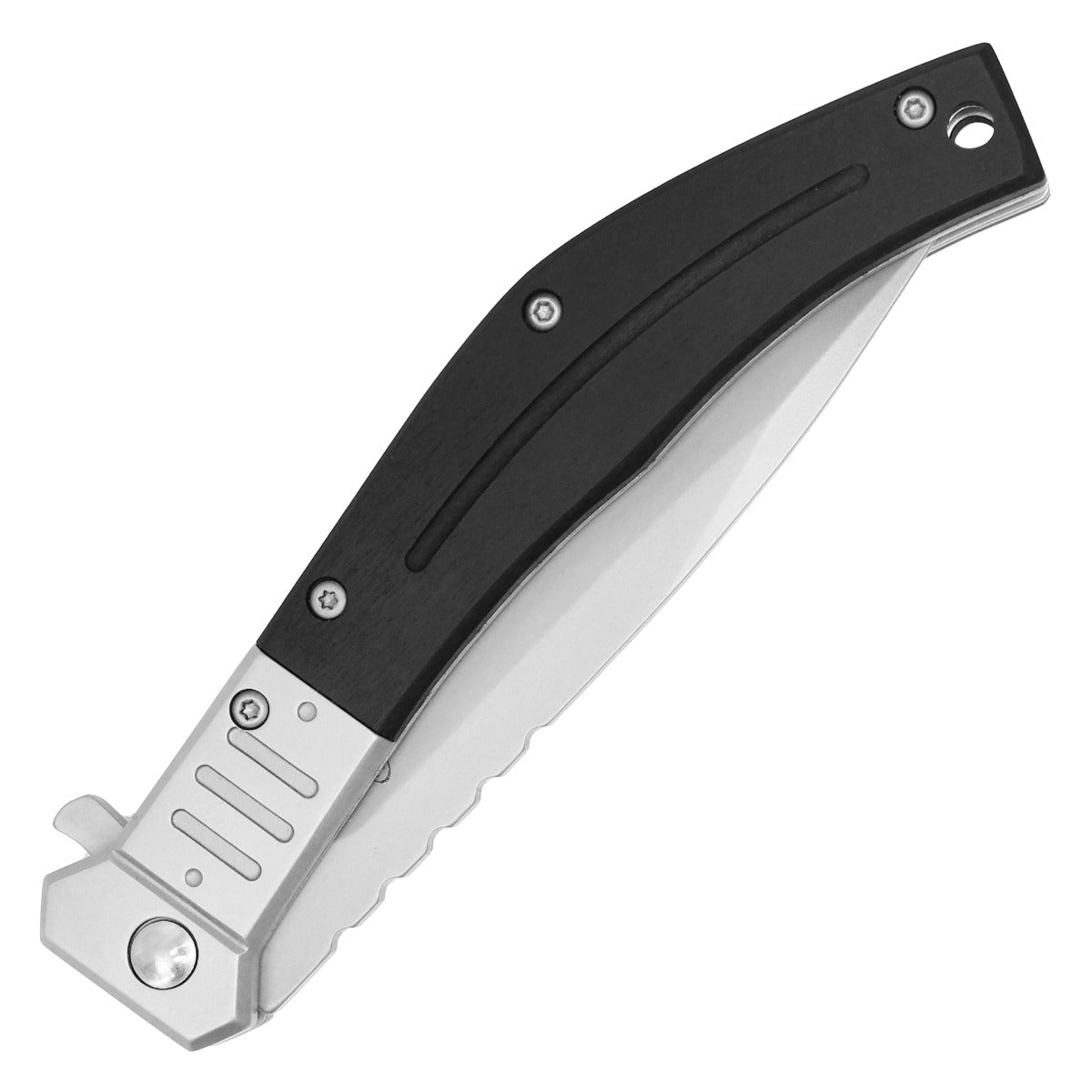 9" Buckshot - Black Pocket Knife