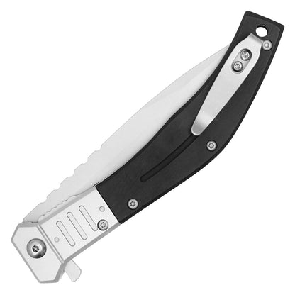 9" Buckshot - Black Pocket Knife