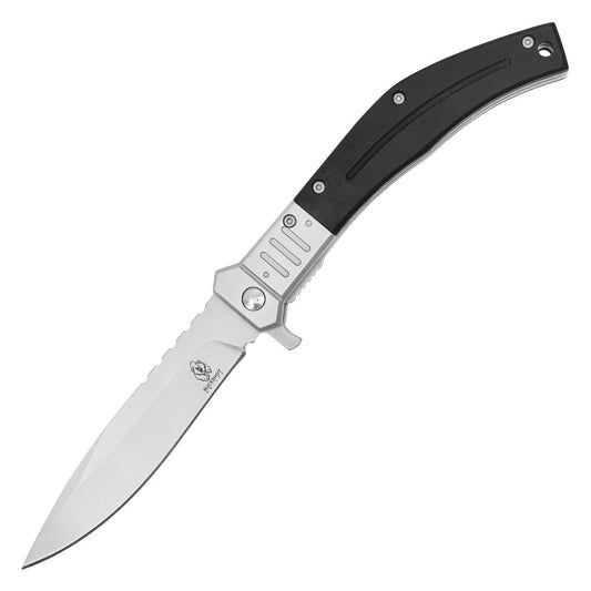 9" Buckshot - Black Pocket Knife