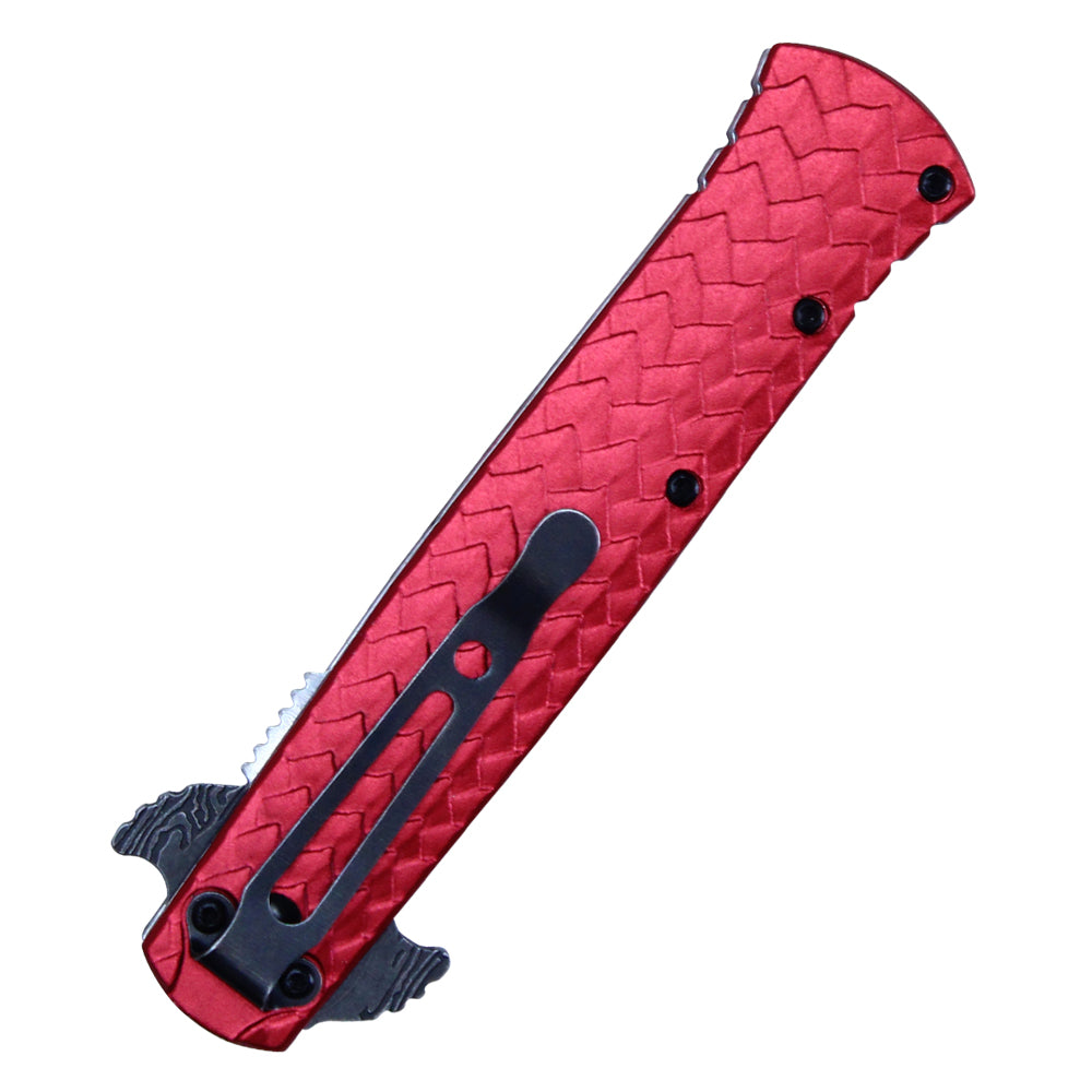 Red Dragon Handle Pocket Knife