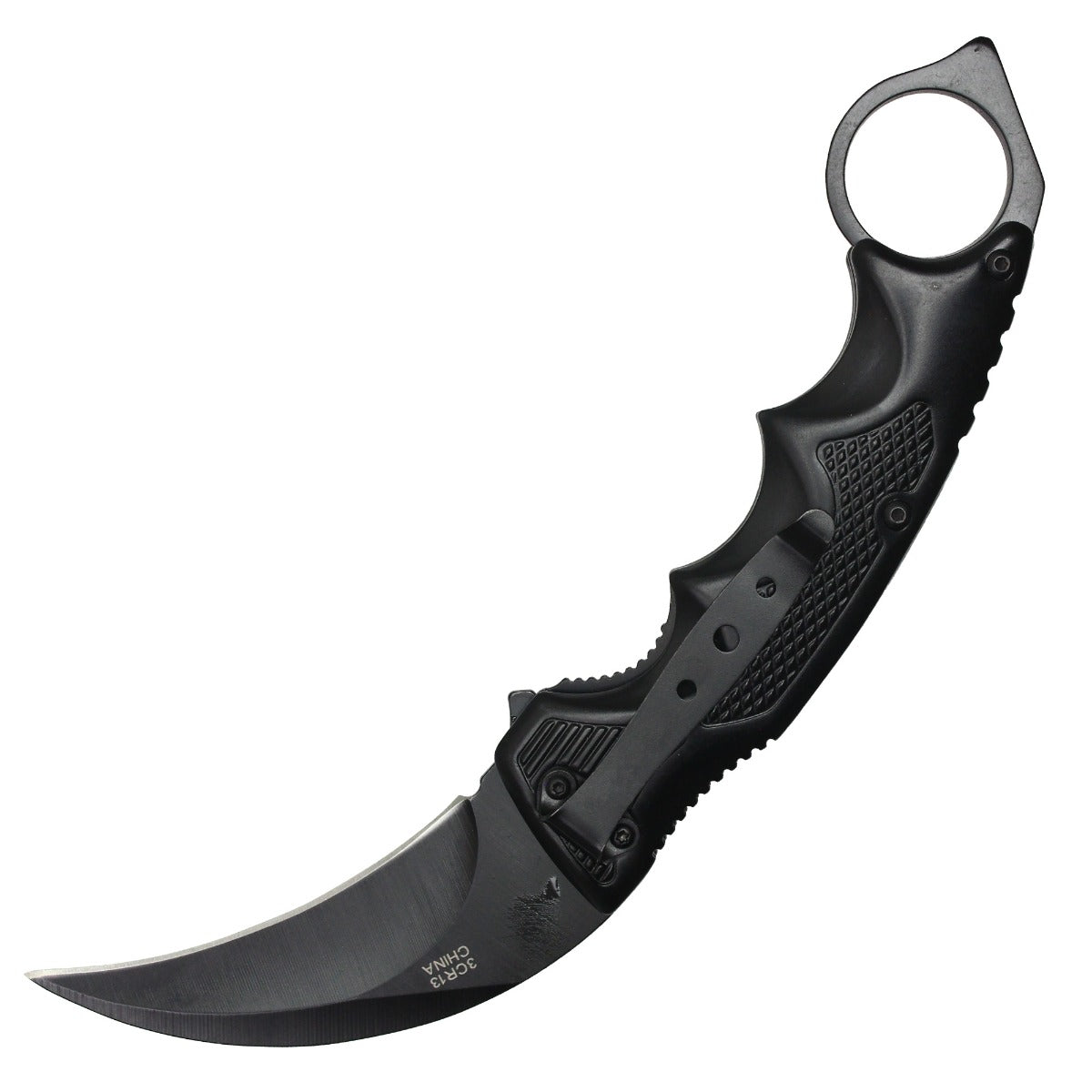 8.5" Black Pocket Karambit