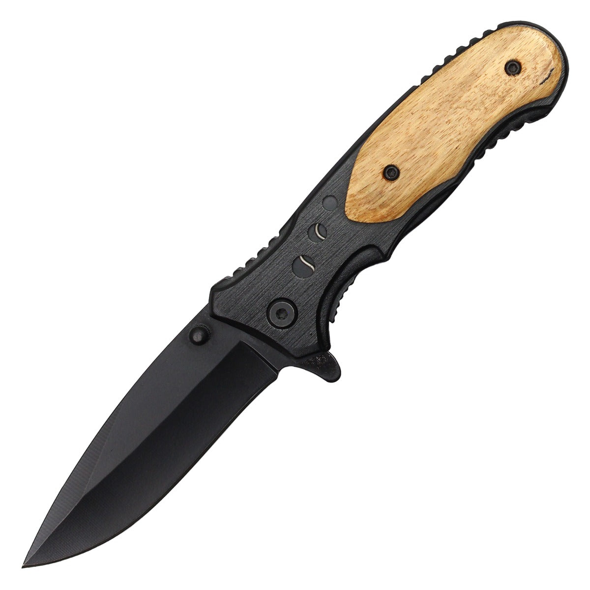 7.75" Wood Pocket Knife