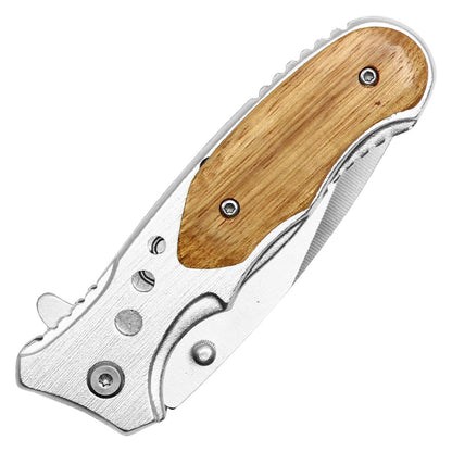 7.75" Light Wood Pocket Knife