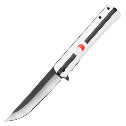 9" White Anime Pocket Knife