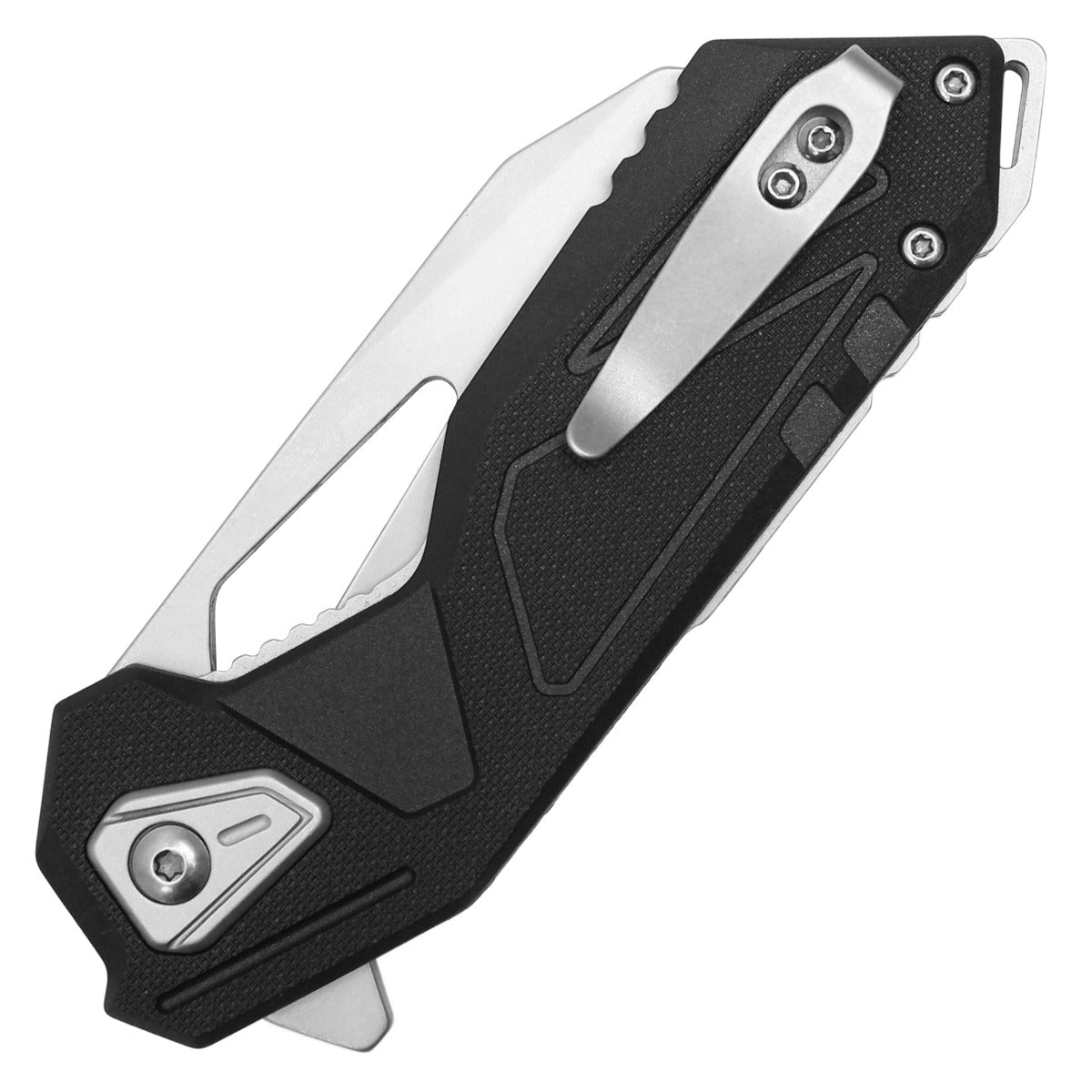 7.5" Milspec Tactical - Black Pocket Knife