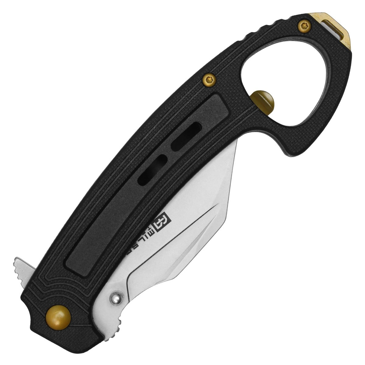 Black Wharncliffe Pocket Knife