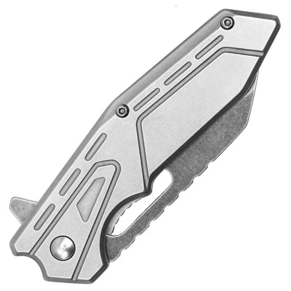 Milspec Tactical Silver Pocket Knife