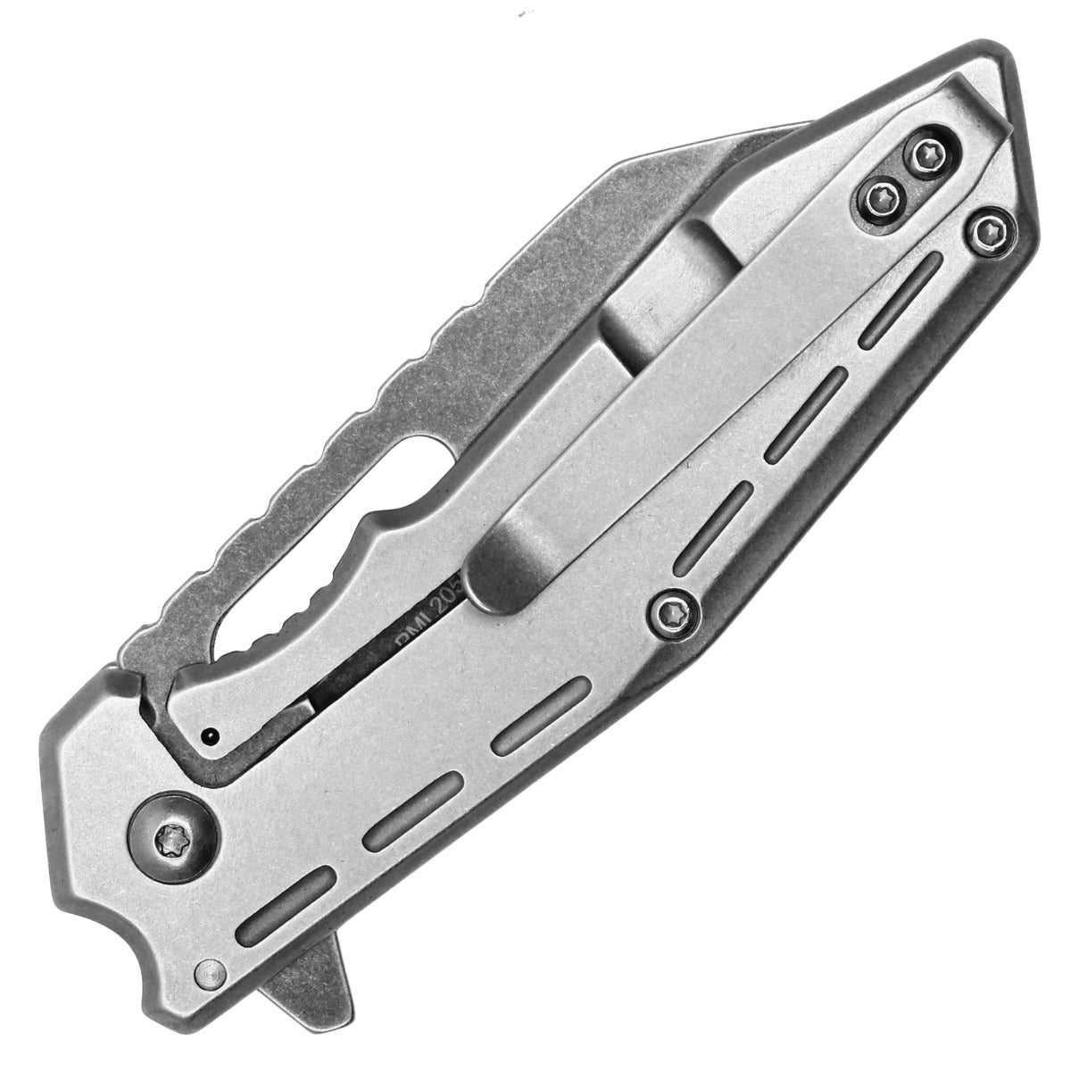 Milspec Tactical Silver Pocket Knife