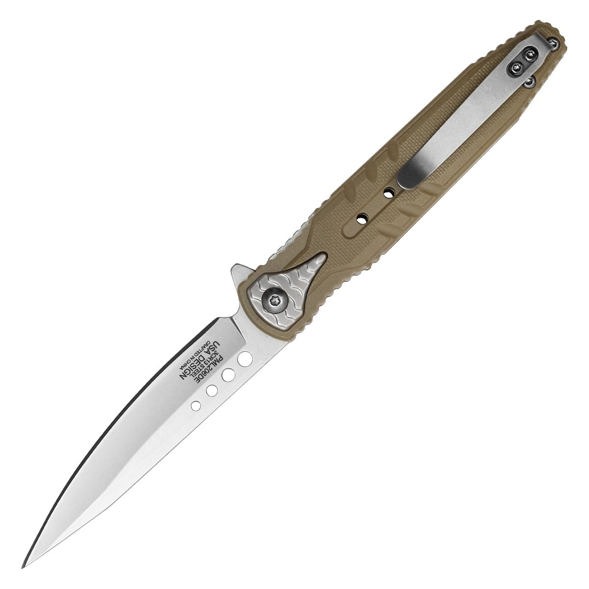 Milspec Tactical Desert Pocket Knife