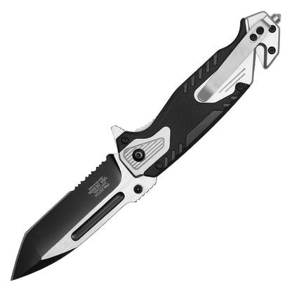 8.25" Milspec Silver Pocket Knife