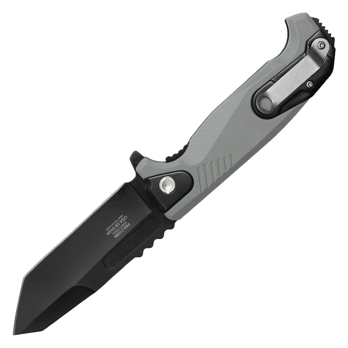 Milspec 8" Black Pocket Knife