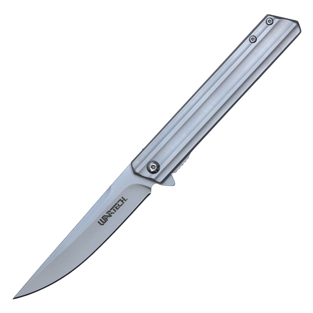 8-1/2" Drop point pocket knife (Silver)