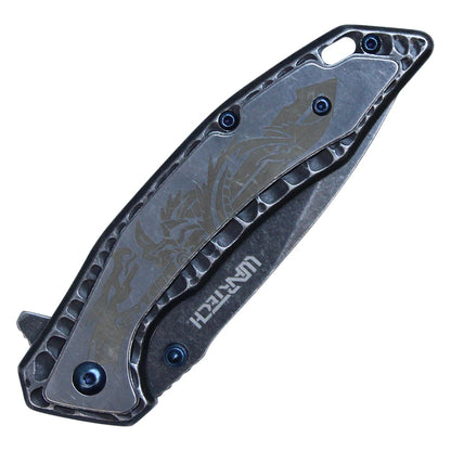 8” ASSISTED OPEN DRAGON POCKET KNIFE