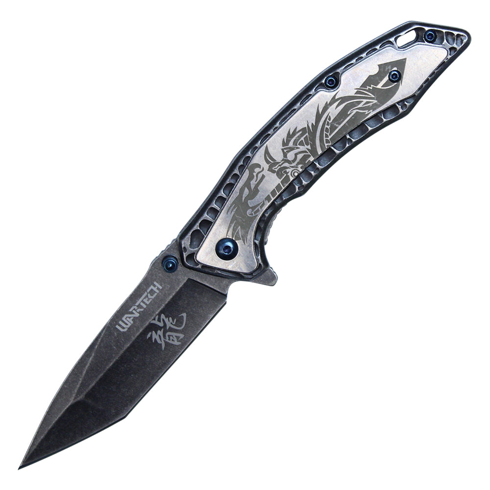 8” ASSISTED OPEN DRAGON POCKET KNIFE