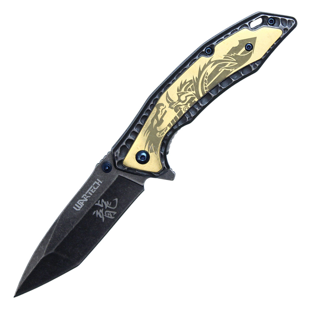 8” ASSISTED OPEN DRAGON POCKET KNIFE