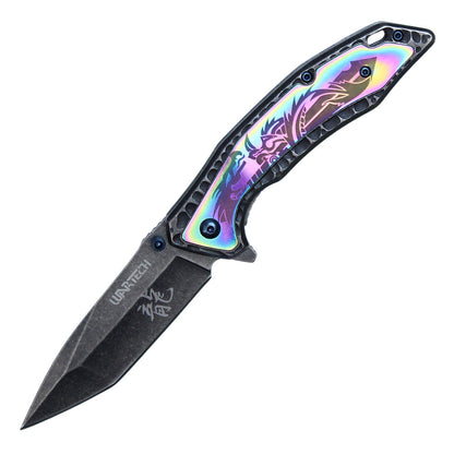 8” ASSISTED OPEN DRAGON POCKET KNIFE